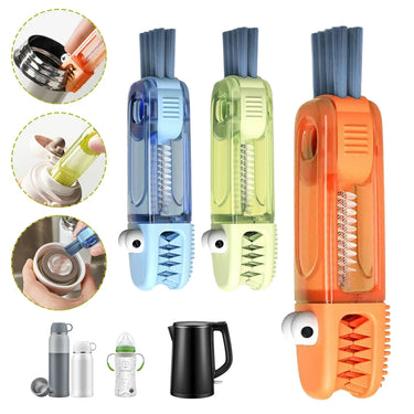 AkaSora CrocoClean™ 3-in-1 Bottle & Lid Detail Brush
